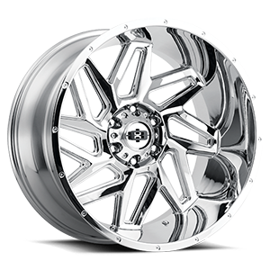 20x10 Vision 361 Spyder Chrome Wheel 5x127 ET-25 CB78.1