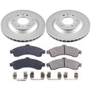 PowerStop Genuine Geomet Coated Rotor and Low-Dust Ceramic Brake Pad Kit