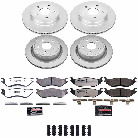 Z36 Truck & Tow Premium Carbon-Fiber Ceramic Brake Pad and Fully Coated Rotor Ki
