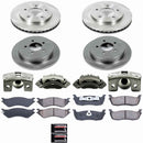 PowerStop OE Stock Replacement Low-Dust Ceramic Brake Pad, Rotor and Caliper Kit