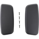 Westin R7 Nerf Step Bar End Cap Kit Molded Black Plastic 28-71991