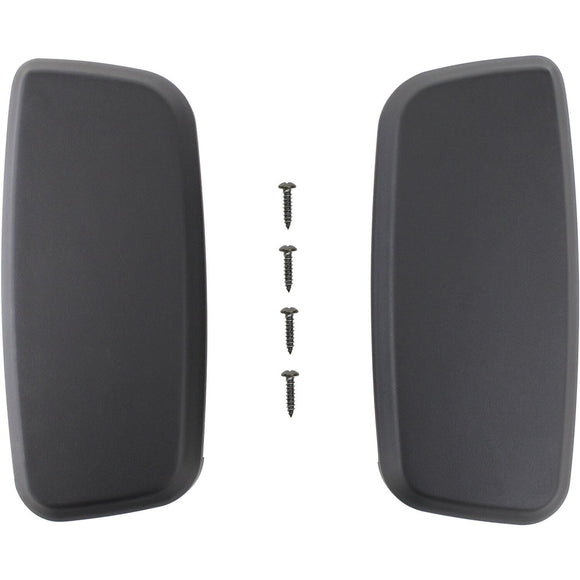 Westin R7 Nerf Step Bar End Cap Kit Molded Black Plastic 28-71991