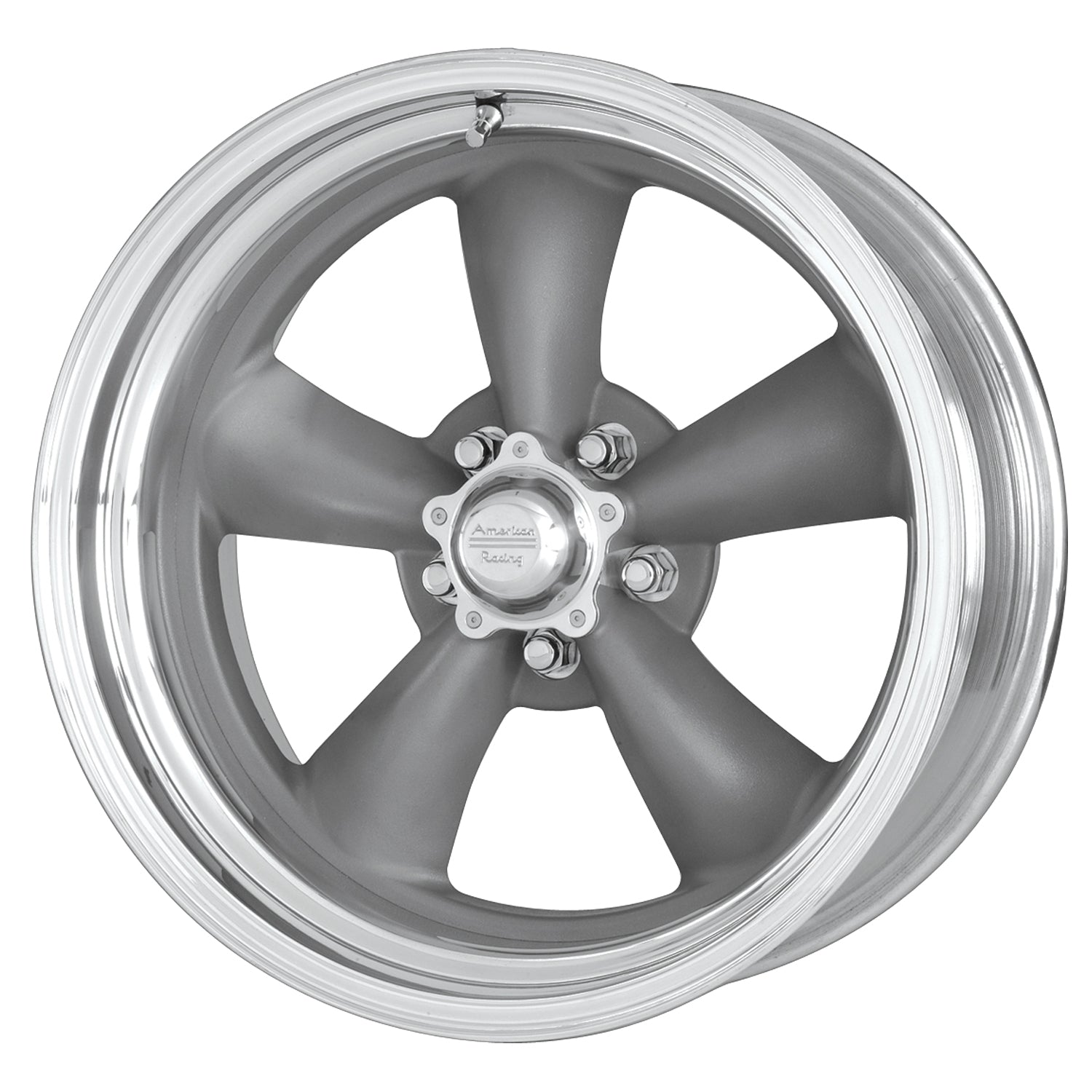 15x8 American Racing Classic Torq Thrust II 1 Pc Gray Wheel 5X120.7 15-8