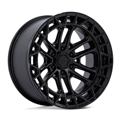 17x9 Fuel Off-Road FC874 Celsius Matte Black W/ Gloss Black Lip 6x135 ET1 Wheel