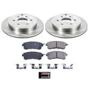 PowerStop OE Stock Replacement Low-Dust Ceramic Brake Pad and Rotor Kit
