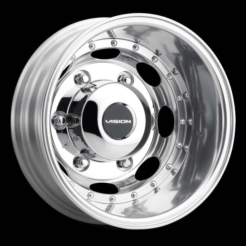 16x5.5 Vision 181Z Hauler Polished 6x205 ET-126.05 Wheel Rim