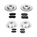 PowerStop Z23 Daily Driver Carbon-Fiber Ceramic Brake Pad and Drilled & Slotted