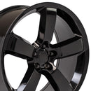 20" Replica Wheel DG04 Fits Dodge Charger SRT Rim 20x9 Black Wheel
