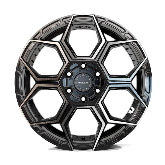 4Play Sport2.0 4PS26 22x10 Black Brushed Face Wheel 6x139.7 ET0 CB106.1