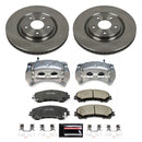 PowerStop OE Stock Replacement Low-Dust Ceramic Brake Pad, Rotor and Caliper Kit