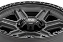 17x8.5 Rough Country 79 Series Gunmetal Gray 6x5.5 ET0 Wheel Rim