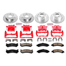PowerStop Z23 Daily Driver Carbon-Fiber Ceramic Pads Drilled & Slotted Rotor & C