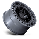 17x9 Black Rhino Alpha Gloss White On Matte Black 6x139.7 ET-12 Wheel