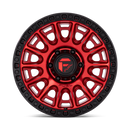 20x9 Fuel Off-Road D834 Cycle Candy Red with Black Ring 5x127 ET1 CB71.5 Wheel