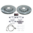 PowerStop Z36 Carbon-Fiber Ceramic Brake Pad with Drilled and Slotted Rotor Kit