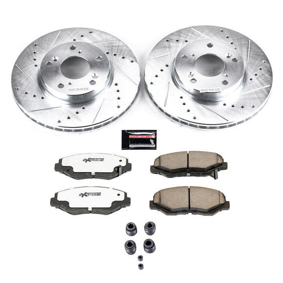 PowerStop Z26 Street Performance Ceramic Brake Pad and Drilled & Slotted Rotor K