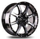 20x9 Mudder Trucker MT513 Breakover Black Machined 8x180 ET18 Wheel Rim-1
