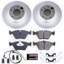 PowerStop Genuine Geomet Coated Rotor and Carbon-Fiber Ceramic Brake Pad Kit