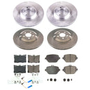 PowerStop OE Stock Replacement Low-Dust Ceramic Brake Pad and Rotor Kit