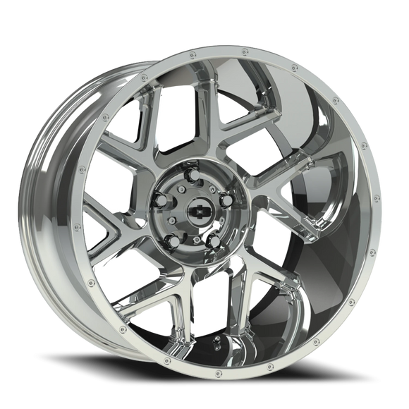 22x12 Vision 360 Sliver Chrome Wheel 5x127 ET-51 CB78.1