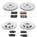 PowerStop Z23 Daily Driver Carbon-Fiber Ceramic Brake Pad and Drilled & Slotted