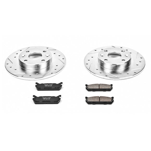 PowerStop Z23 Daily Driver Carbon-Fiber Ceramic Brake Pad and Drilled & Slotted