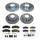 PowerStop Z23 Daily Driver Carbon-Fiber Ceramic Brake Pad and Drilled & Slotted