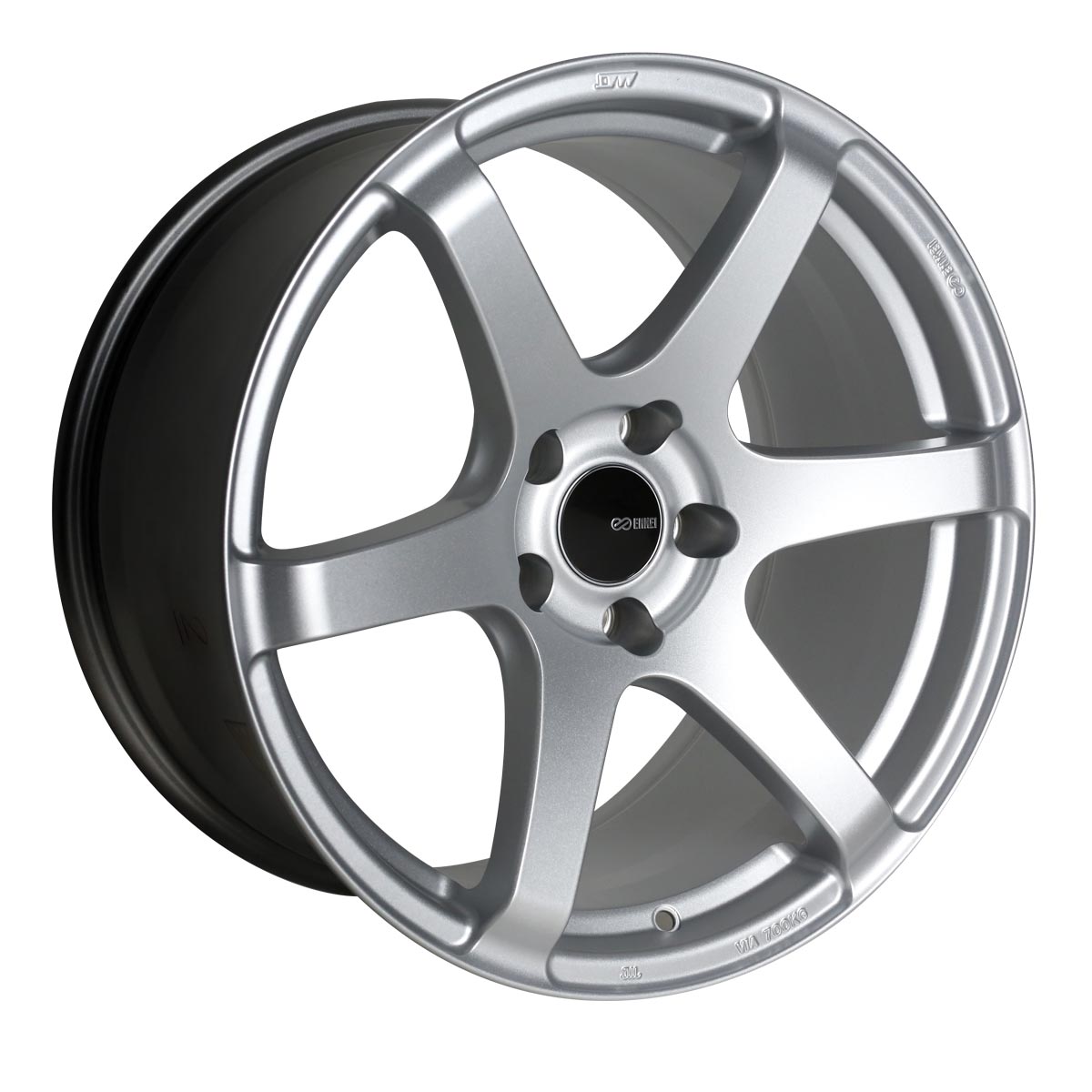 18X8 Enkei T6S Silver Wheel/Rim 5X114.3 5-114.3 18-8 ET35