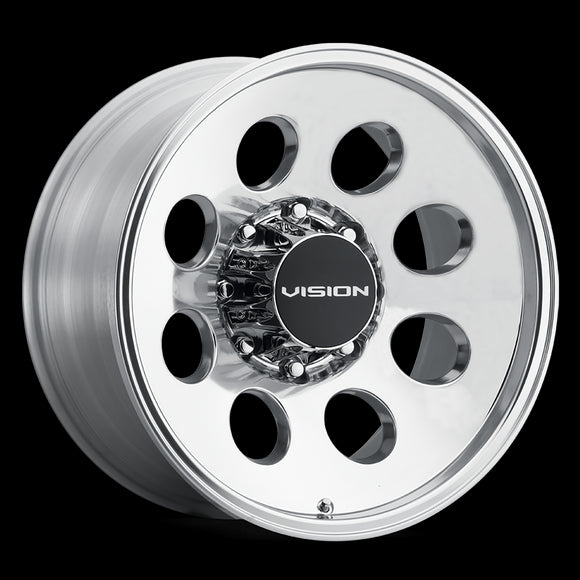 16X10 Vision Midway Polished 8x165.1 8x6.5 ET-25 Wheel Rim