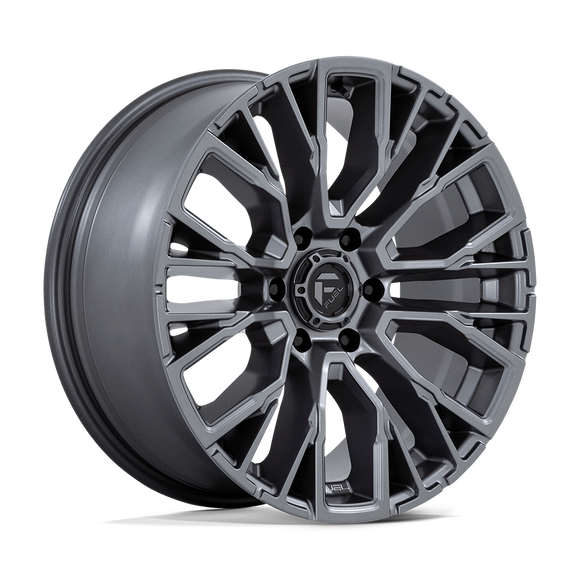 20x9 Fuel Off-Road D848 Rebar Gray 6x139.7 ET20 CB106.1 Wheel Rim