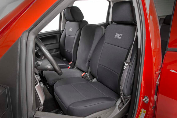 Rough Country Seat Covers Front 40/20/40 and Rear Chevy GMC 1500 14-18