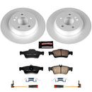 PowerStop Genuine Geomet Coated Rotor and Carbon-Fiber Ceramic Brake Pad Kit