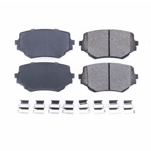 PowerStop Z17 Evolution Ceramic Brake Pads With Hardware