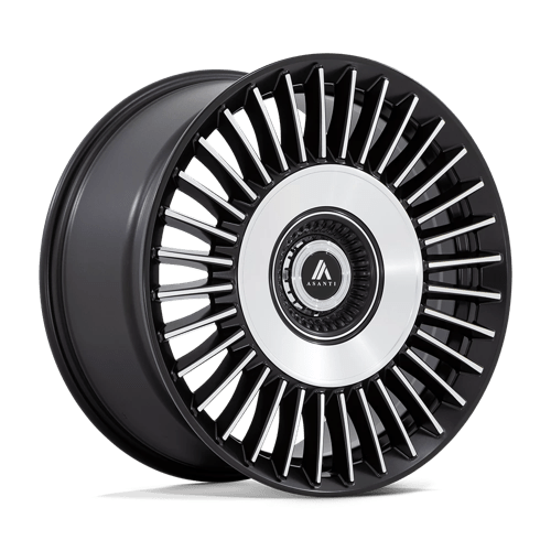 22X10.5 Asanti Black ABL-40 Tiara Black 5X115 5X120 ET18 Wheel Rim