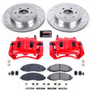 PowerStop Z23 Daily Driver Carbon-Fiber Ceramic Pads Drilled & Slotted Rotor & C