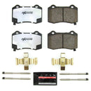 PowerStop Z36 Truck And Tow Carbon-Fiber Ceramic Brake Pads With Hardware