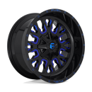 20x9 Fuel Off-Road D645 Stroke Gloss Black Blue Tinted Clear 6x120 ET20 Wheel