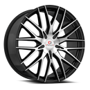 18x8 Cavallo CLV-45 Gloss Black Machined 5x114.3/120 ET35 wheel/rim