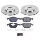 PowerStop OE Stock Replacement Low-Dust Ceramic Brake Pad and Rotor Kit