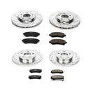 PowerStop Z23 Daily Driver Carbon-Fiber Ceramic Brake Pad and Drilled & Slotted