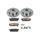 PowerStop OE Stock Replacement Low-Dust Ceramic Brake Pad and Rotor Kit