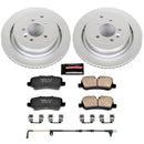 PowerStop Genuine Geomet Coated Rotor and Carbon-Fiber Ceramic Brake Pad Kit