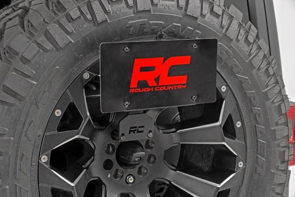 Rough Country License Plate Relocation Bracket For Jeep Wrangler 18-23