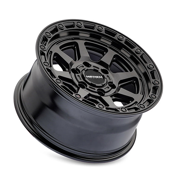 18x9 Mayhem Ridgeline Satin Black 6x139.7 ET20 CB106 Wheel Rim