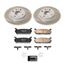 PowerStop Semi-Coated Rotor and Low-Dust Ceramic Brake Pad Kit