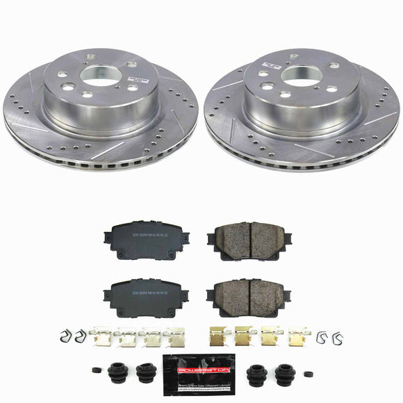Z23 Daily Driver Carbon-Fiber Ceramic Brake Pad and Drilled & Slotted Rotor Kit