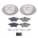 PowerStop Semi-Coated Rotor and Low-Dust Ceramic Brake Pad Kit