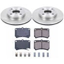 PowerStop OE Stock Replacement Low-Dust Ceramic Brake Pad and Rotor Kit