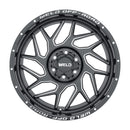 22x10 WELD Off-Road Fulcrum Black Milled 6x135 6x139.7 ET-18 CB106.1 Wheel Rim-2