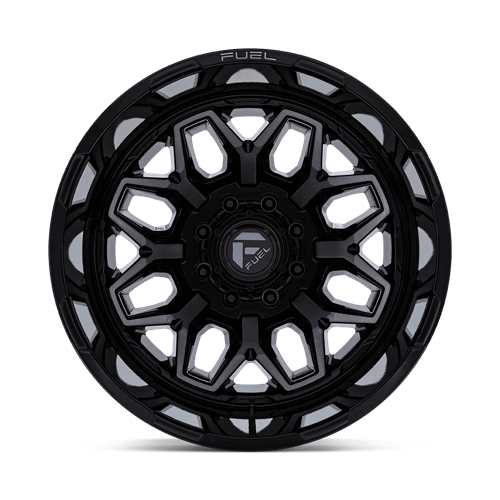 20x8.25 Fuel Off-Road D875 Flux Dually Gloss Black 8x165.1 ET-246 Wheel